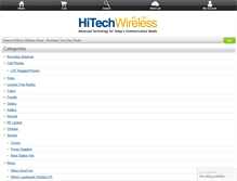 Tablet Screenshot of hitechwireless.com